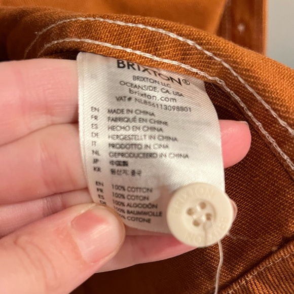 Women’s 100% cotton Brixton Philly Chore Coat - Picture 5 of 5